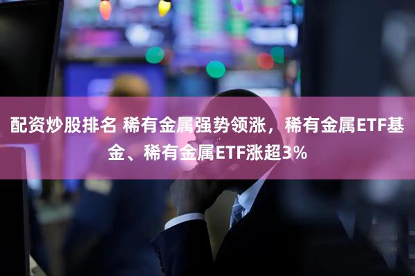 配资炒股排名 稀有金属强势领涨，稀有金属ETF基金、稀有金属ETF涨超3%